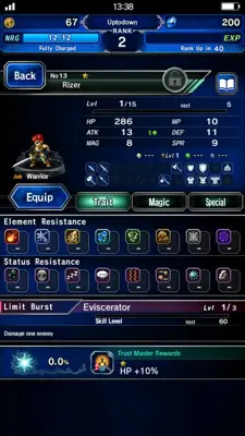 FINAL FANTASY BRAVE EXVIUS android App screenshot 2